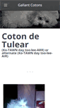 Mobile Screenshot of gallantcotons.com